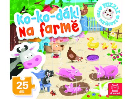 6167 CZ Puzzle Malucha Muuu W zagrodzie