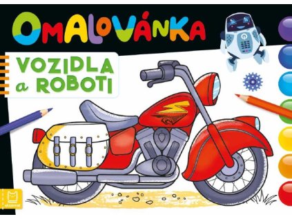 Omalovánka Vozidla a roboti