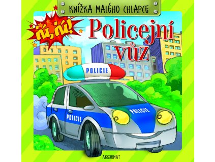 Knížka malého chlapce Policejní vůz