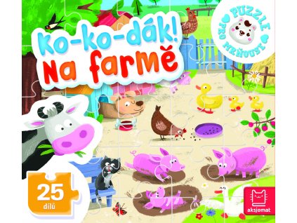 Puzzle Ko-ko-dák! Na farmě