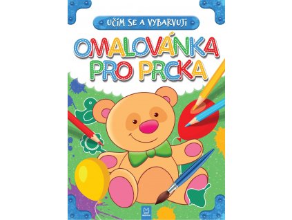 Učím se a vybarvuji - Omalovánka pro prcka