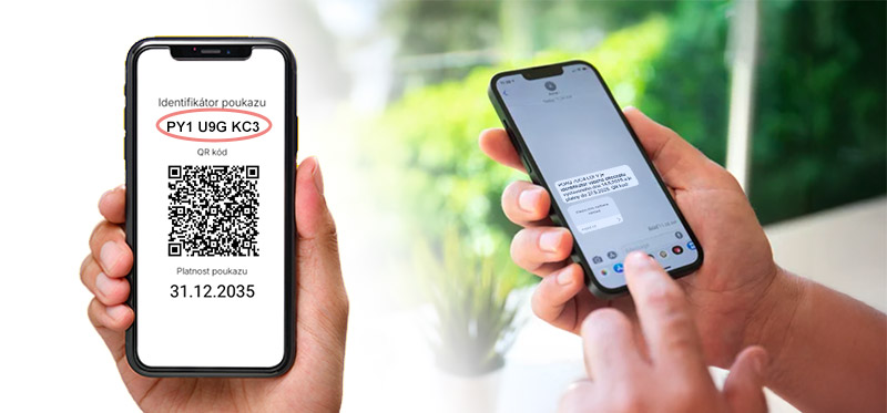 Elektronický ePoukaz – ukázka