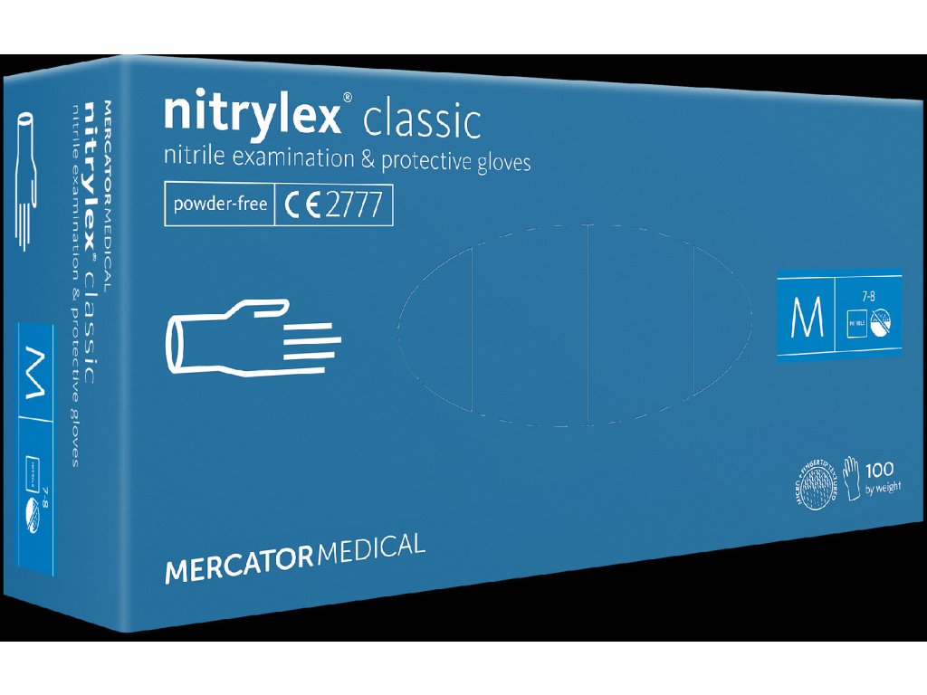 Rukavice Nitrylex® classic blue