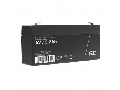 Baterie 6V AGM, kapacita: 3.2Ah, 3.4Ah (Kapacita 3.2Ah)