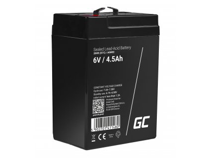 Baterie 6V AGM, kapacita: 4Ah, 4.5Ah, 5Ah (Kapacita 4.5Ah)