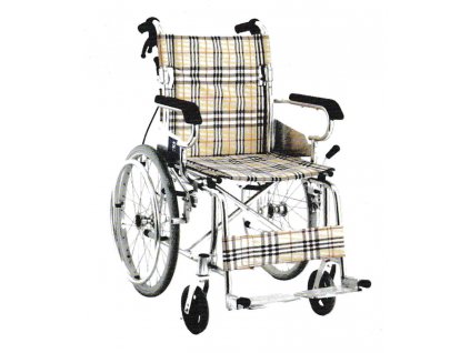 Manuální vozík s textilním sedákem