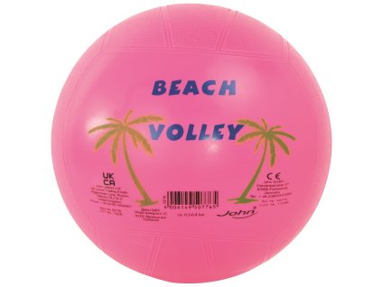3643 2 volejbalovy mic gumovy beach neon 22 cm