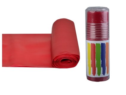 7663 aerobic band 2 m posilovaci guma stredne silna cervena