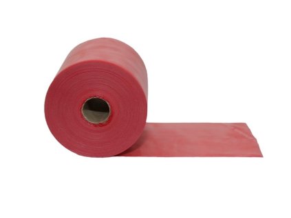 9994 thera band cvicebni guma 45 5m cervena stredne silna posilovaci guma