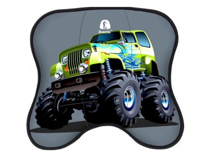 DYNAMICKO-SMĚROVÁ PODLOŽKA DVECTIS SINGLE MONSTER TRUCK (Nosnost v  kg 250, Rozměr bez nafouknutí v cm 41 x 38 x 1)
