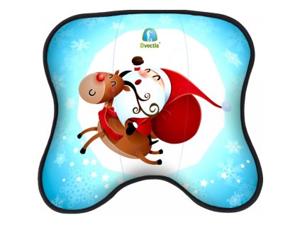 DYNAMICKO-SMĚROVÁ PODLOŽKA DVECTIS SINGLE KIDS SANTA (Nosnost v  kg 180, Rozměr bez nafouknutí v cm 30 x 28 x 1 cm)
