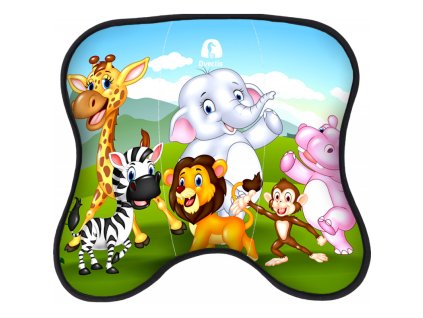 DYNAMICKO-SMĚROVÁ PODLOŽKA DVECTIS SINGLE KIDS ZOO (Nosnost v  kg 180, Rozměr bez nafouknutí v cm 30 x 28 x 1 cm)