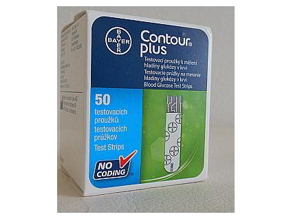 Testovací proužky pro glukometr CONTOUR™PLUS 50 ks