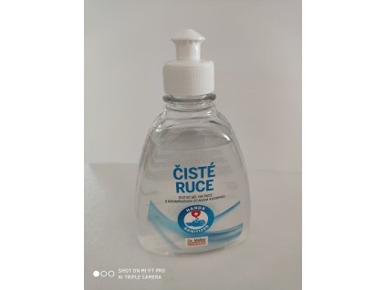 DEZINFEKČNÍ GEL NA RUCE ČISTÉ RUCE 300 ML