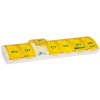Dávkovač na léky ANABOX® 1 x 7 žlutý