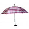 Hůl s deštníkem, výškově nastavitelná