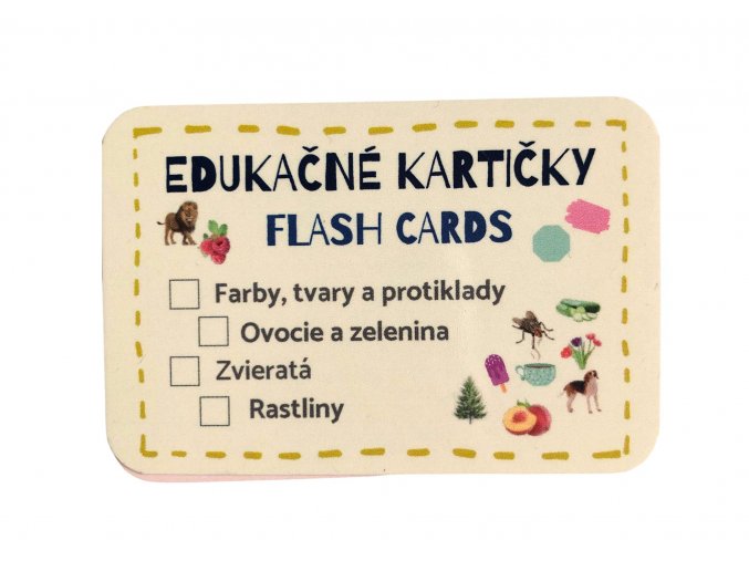 EDUKAČNĚ KARTIČKY - všetky 4 série