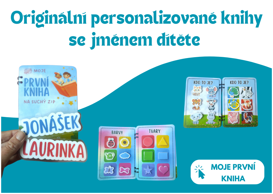 Moje první kniha na suchý zip