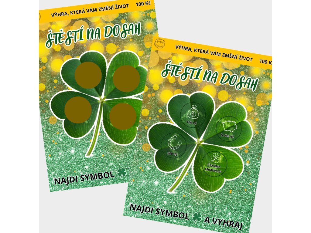 Stírací los "Čtyřlístek" - čekáme miminko