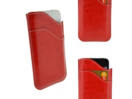 4-OK WAVE CASE , RED , IPHONE (124 x 59 x 8 mm)