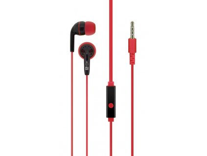 4-OK STEREO EAR ONE WITH MICRO RED