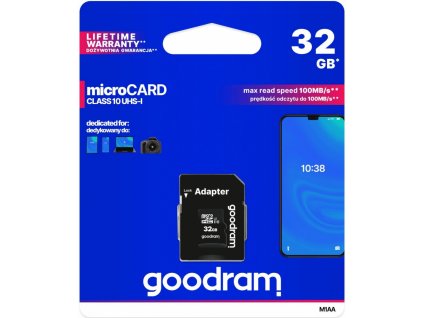 Goodram microSDHC 32GB  + adapter