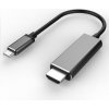 PremiumCord USB3.1 typ-C na HDMI kábel 1,8m 4K * 2K @ 60Hz Aluminium (KU31HDMI08)