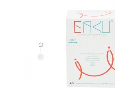 Intradermálne akupunktúrne ihly - EAKU - balené s 1 ihlou - 100 ks. (VEĽKOSŤ IHLY 0,12 x 3 mm)