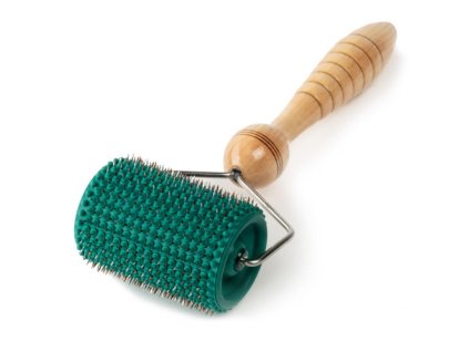 LYAPKO viacihlový aplikačný valček s masážnymi hrotmi univerzálny 3,5 (Farba Zelená)