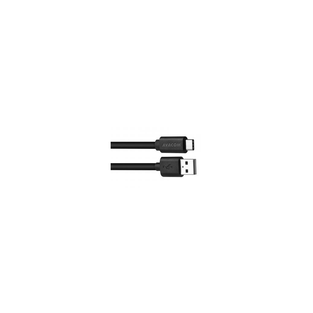 Datový a nabíjecí kabel USB - USB Type-C, 100cm, černá