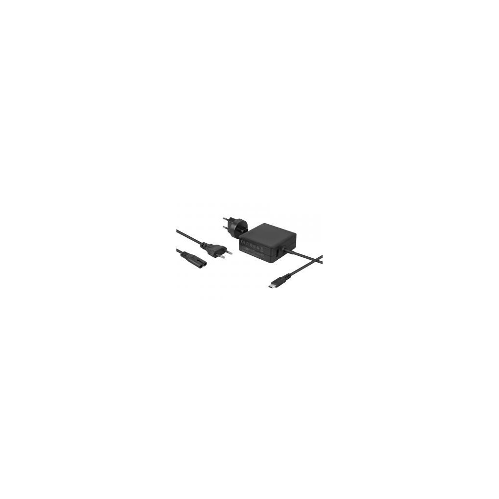 Nabíjecí adaptér USB Type-C 65W Power Delivery + USB A