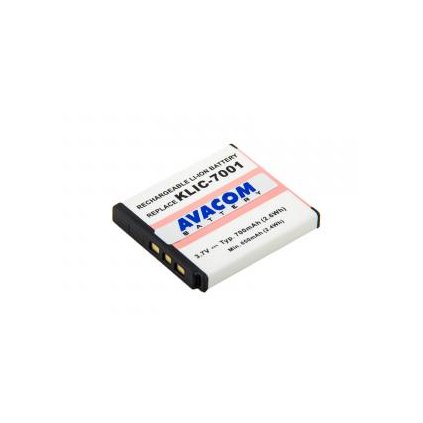 1262 kodak klic 7001 li ion 3 7v 700mah 2 6wh