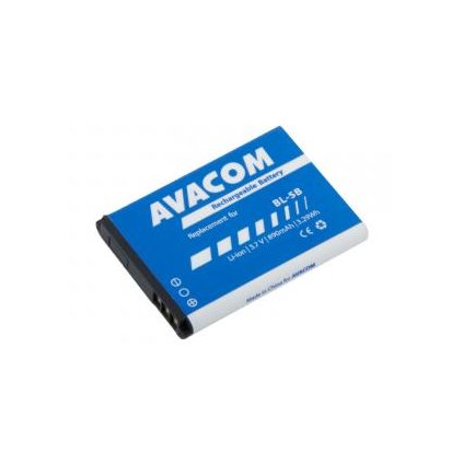 Baterie do mobilu Nokia 3220, 6070, Li-Ion 3,7V 890mAh (náhrada BL-5B)