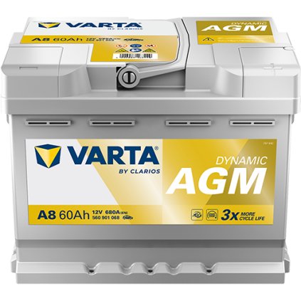Autobatéria VARTA DYNAMIC AGM 560901068 12V 60Ah