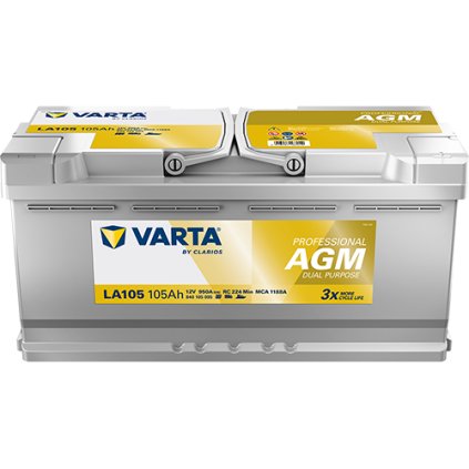 Autobatéria VARTA PROFESSIONAL AGM 840105095 12V 105Ah