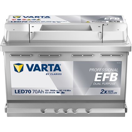Autobatéria VARTA PROFESSIONAL EFB 932070076 12V 70Ah