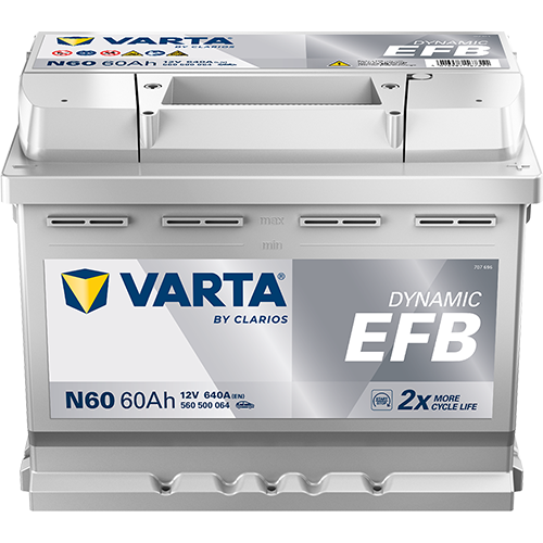 Autobatéria VARTA DYNAMIC EFB 560500064 12V 60Ah