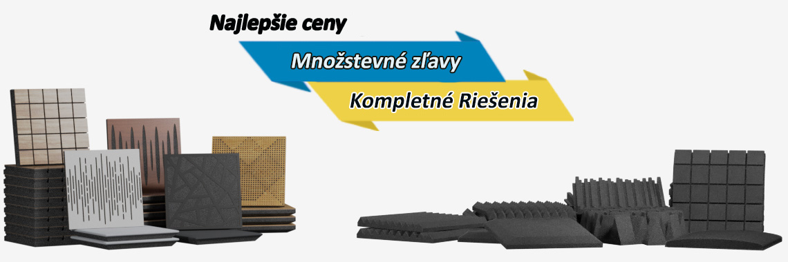 akusticke panely zlava