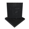 sound absorption diffuse acoustic slat panels pole black gloss 1000x1000