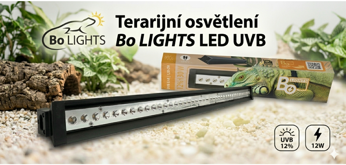 Terarijní osvětlení BO Lights LED UVB
