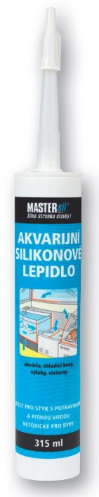 Akvarijní silikonové lepidlo MasterSil 315 ml Varianta: transparentní