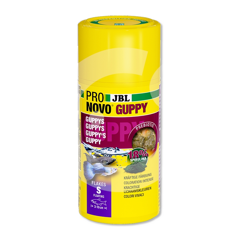 JBL Krmivo ProNovo Guppy Flakes S, 100 ml