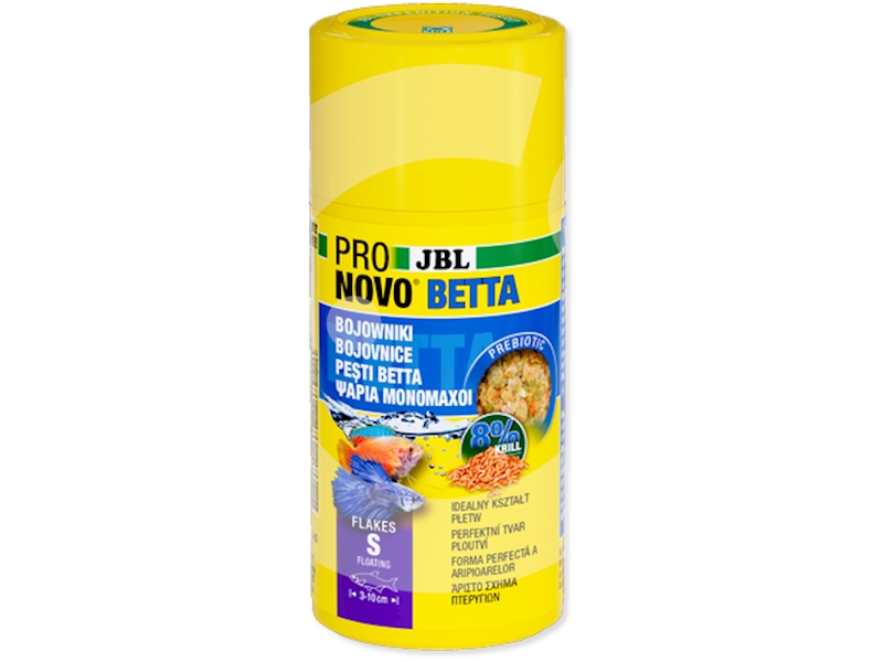 JBL Krmivo ProNovo Betta Flakes S, 100 ml