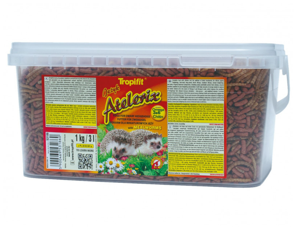 Tropifit – Atelerix, ježek, vědro 3 l/1 kg
