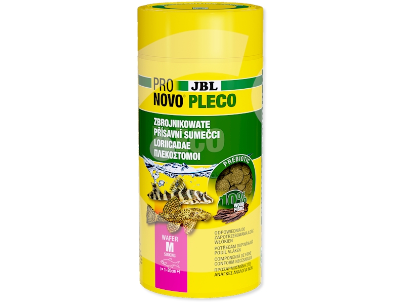 JBL Hlavní krmivo PRONOVO PLECO WAFER M, 1000 ml