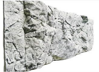 Akvarijní 3D pozadí Borneo 100 x 50 cm Varianta: bílá
