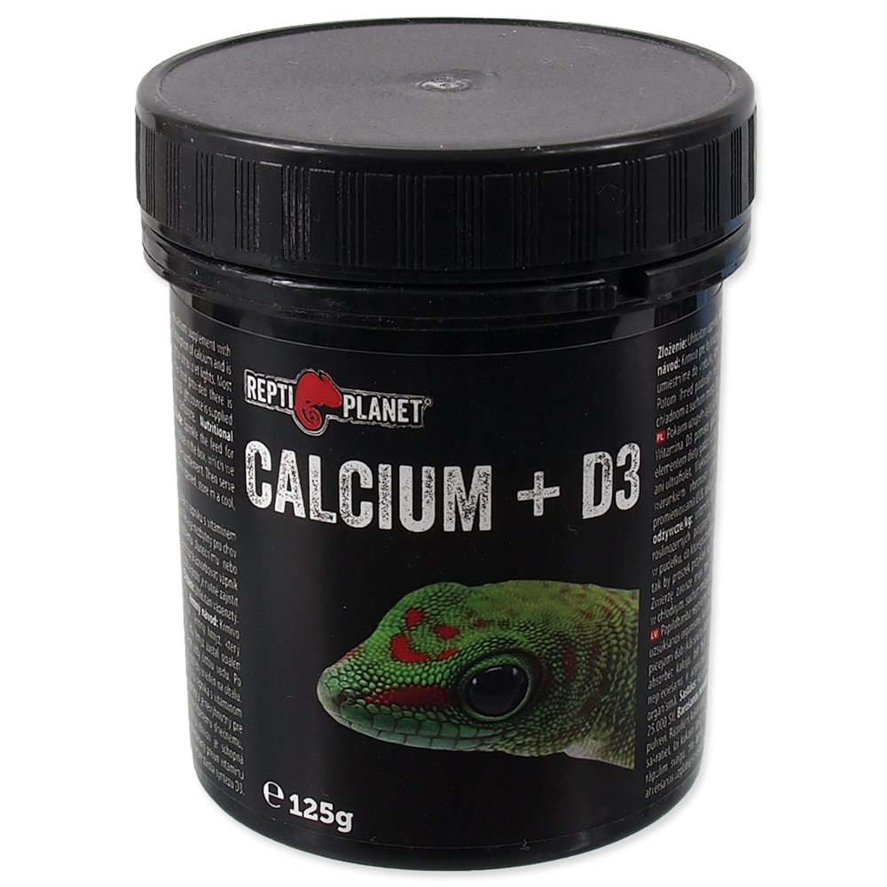 Krmivo REPTI PLANET Calcium + D3 (125g)
