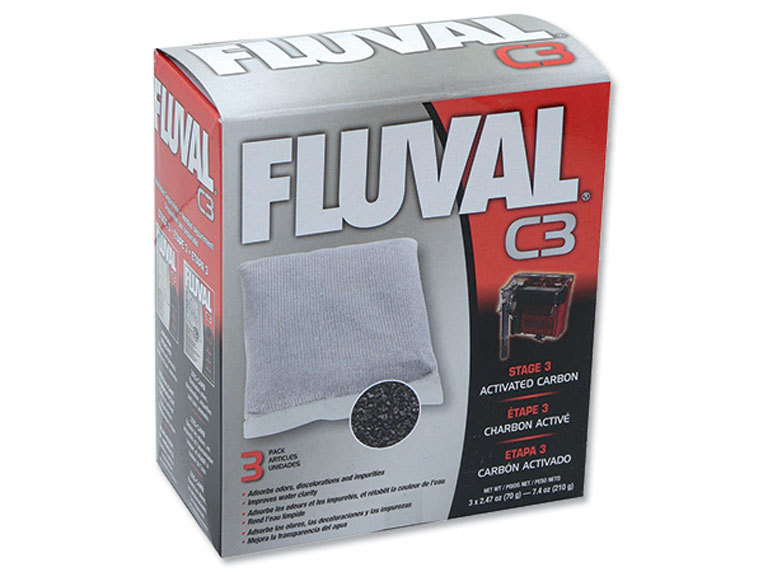 Náplň sáčky aktivní uhlí FLUVAL C3 (3ks)