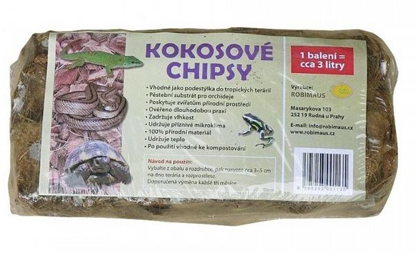 Robimaus Kokosové chipsy lisované 20x10x7 cm