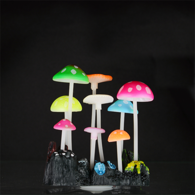 Aqua Lumo houbičky multibarevné 10,5x7,5x10 cm 4757